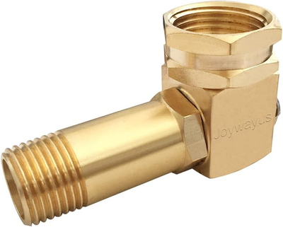 #ad Brass Garden Hose Reel Swivel Adapter 3 4quot;GHT Female to 1 2quot;NPT Male Hose R... $22.00