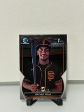 2023 Bowman Chrome Rayner Arias #BCP-222 1st San Francisco Giants