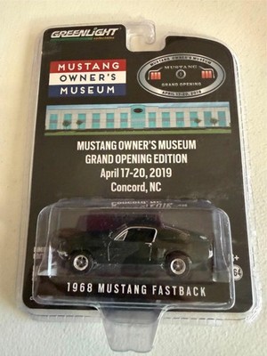 Greenlight 1/64 Mustang Owners Museum 1968 Ford Mustang Fastback E67