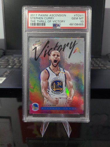 2017 Ascension Thrill of Victory Stephen Curry Warriors #TOV1 PSA 10