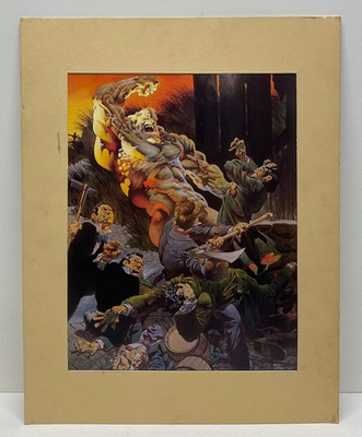 #ad Hanover Fiste Mr Hyde Fantasy Art Apparitions 1978 Print by Bernie Wrightson $49.99