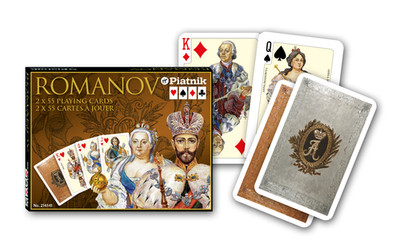 Romanow Russischer Monarch - 2 x 55 Spielkarten - ''Piatnik'' Made in Austria