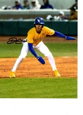DEREK CURIEL LSU TIGERS BASEBALL SIGNED 8X10 PHOTO W/COA #1