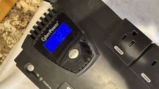 CyberPower CP600LCD 600VA UPS Battery Backup Surge Protector LCD Tested
