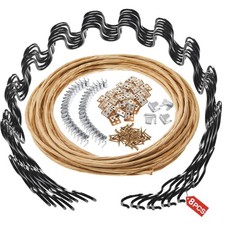 8 Pcs 25" Couch Upholstery Spring Repair Kit - 8 Heavy-Duty Springs 16 Spring...