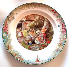 Villeroy & Boch Foxwood Tales flacher Teller  26,5 cm Sommer Brian Paterson 1994