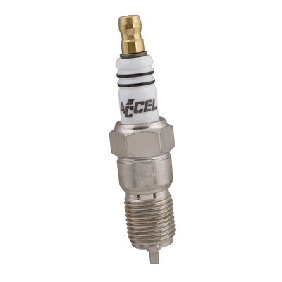 ACCEL P526S Set of 4 Double Platinum Shorty Spark Plug 14mm Thread 0.708 Reach
