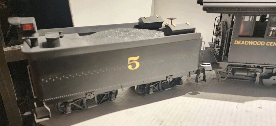 Bachmann 1:20.3 Narrow Gauge 2-8-0 Consolidation Locomotive Deadwood Central #5 - Image 2 of 4