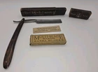 Antique Razor with box & Blades Theo A Koch's