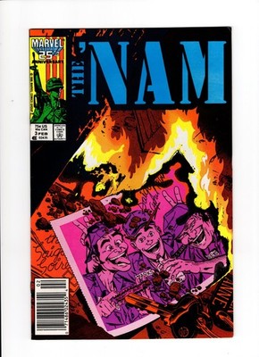 Marvel Comics The 'Nam #3 1987 Newsstand - 25th Anniversary