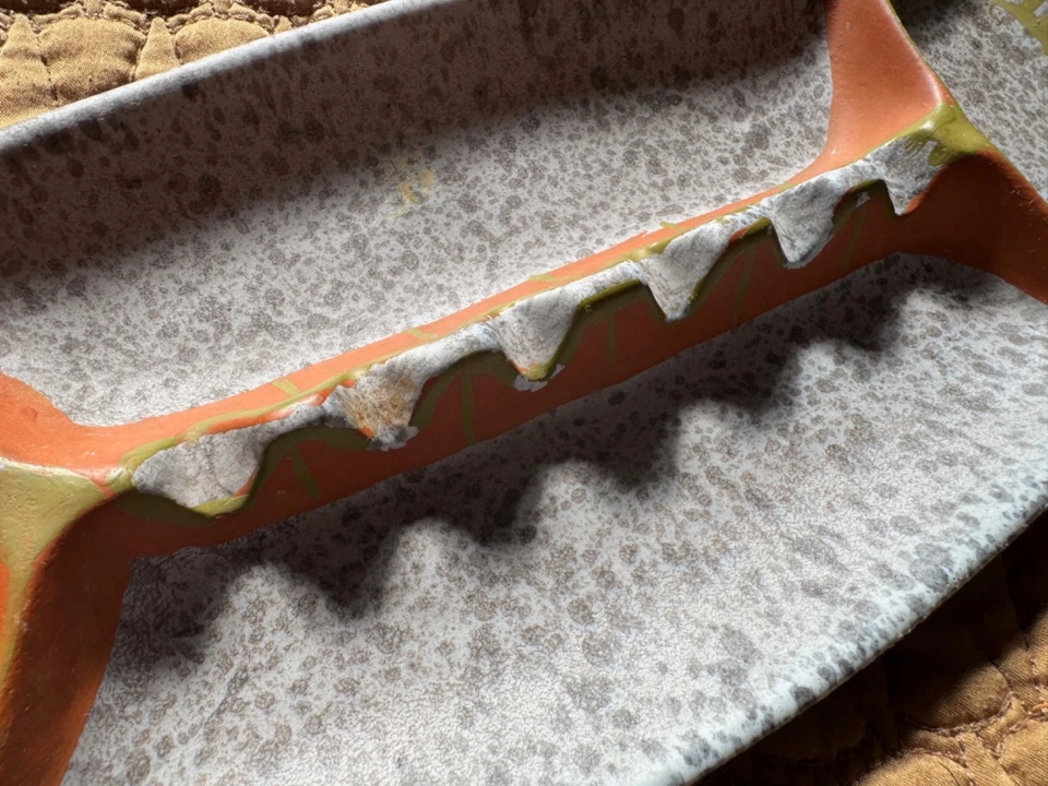 Vintage MCM Hedi Schoop Lou Hoenig Ceramic Fish Ashtray Mid Century Modern 50s - Image 3 of 4