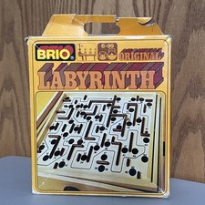 Brio Wooden Labyrinth Original Game No. 35310 Original Vintage Box  ONE BALL 