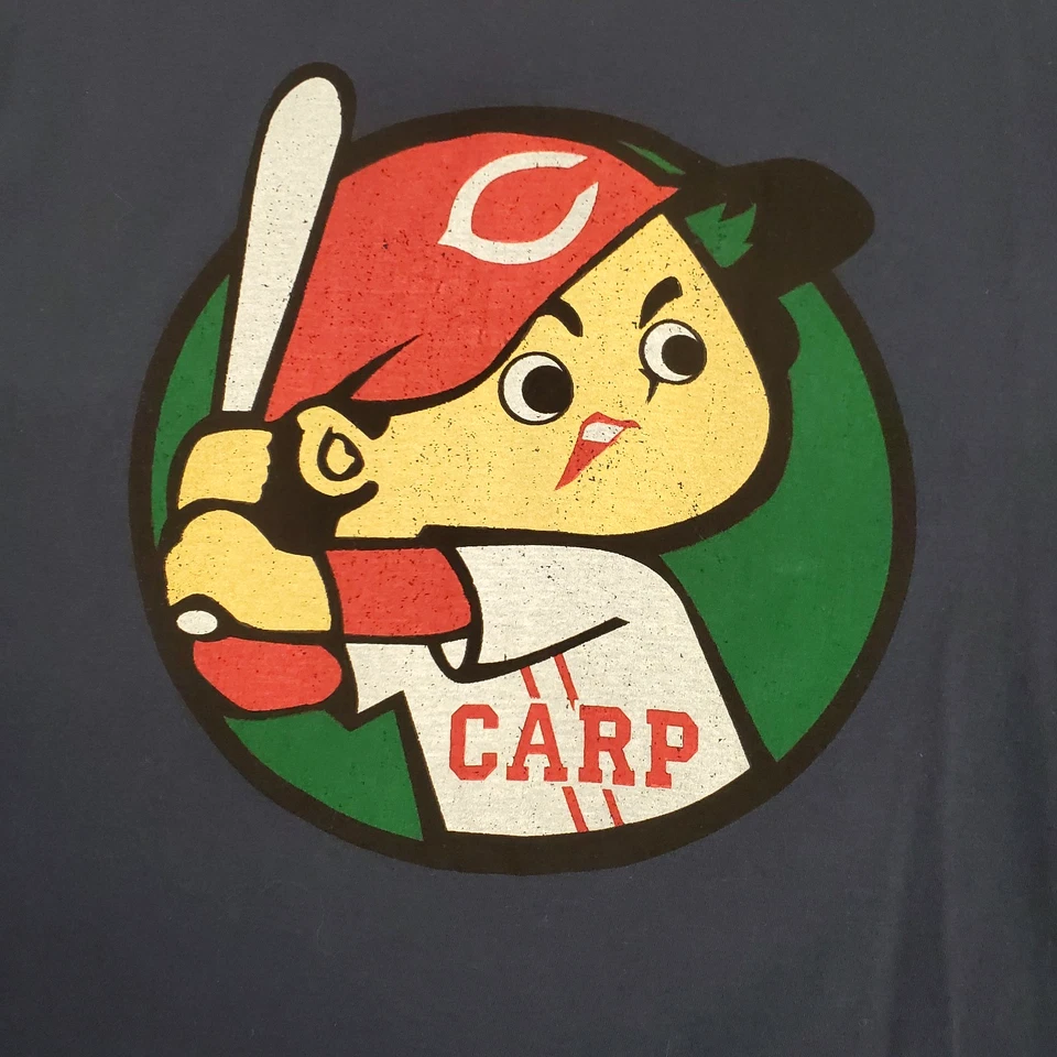 American Needle Red Jacket Mens Hiroshima CARP Alternate Logo Archive BT2 Tshirt - Image 4 of 4