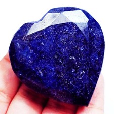 Heart Shape Natural Blue Sapphire Huge Size 406.80 Ct Certified Loose Gemstone