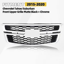 Front Upper Grille Assembly For 2015-2020 Chevrolet Suburban Chrome