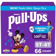 Pull-Ups Boys' Potty Training Pants, Size 5T-6T 5T-6T, Multicolor