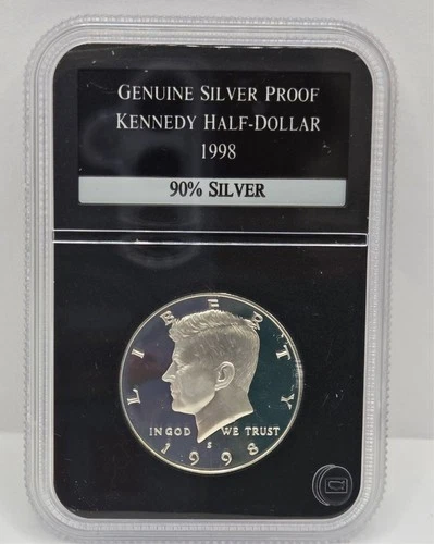 1998 S Silver Proof Kennedy Half Dollar - PCS Stamps & Coins