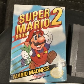 Super Mario Bros. 2 - NINTENDO NES Completo CIB EXCELENTE Estado &iexcl;S&Uacute;PER Raro!