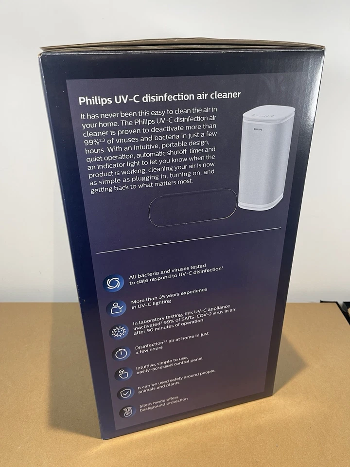 Phillips UV-C Air Disinfection Purifier Air Cleaner Home Use - Image 3 of 4