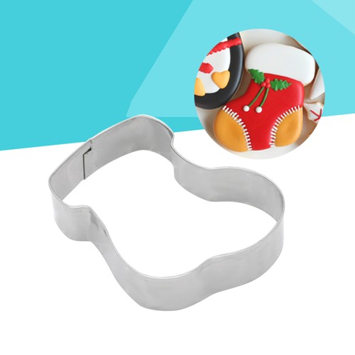 Stainless Steel Cookie Molds Christmas Stocking Shape DIY Chocolate - Picture 3 of 12