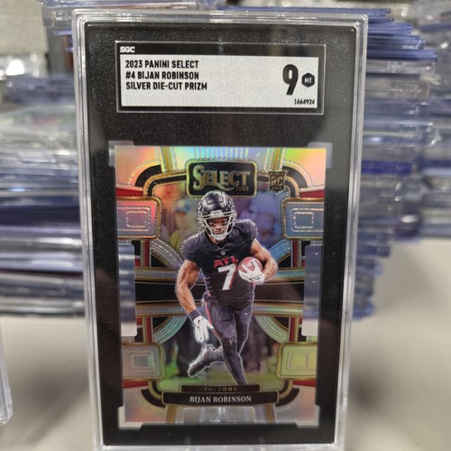 2023 Bijan Robinson [Silver Prizm Die-Cut] #4