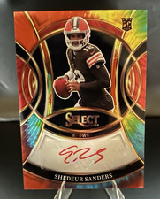 2025 Shedeur Sanders Panini Select Tie Dye Rookie Signatures 18/25