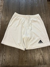 Mens Adidas Athletic White Soccer Futbol Shorts Medium