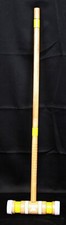 Ozark Trail Croquet Mallet 27'' Replacement Yellow Striped Summer Backyard Fun