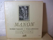 33 PCX 5002 MASSENET Manon NINON VALLIN MIGUEL VILLABELLA PATHE MONO LP EX