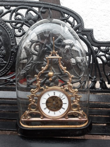Antike Mysterieuse Uhr,Systeme Farcot - Imagen 1 de 10