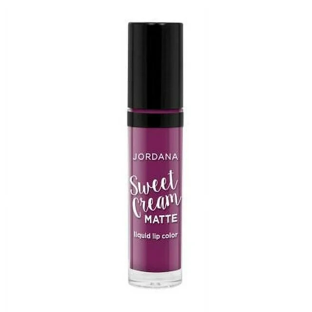 Jordana Sweet Cream Matte Liquid Lipstick - 26 CURRANT JAM