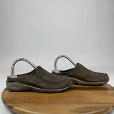 Womens Merrell Primo Scoop Brown Leather Casual Comfort Slip On Shoes Size 7 M