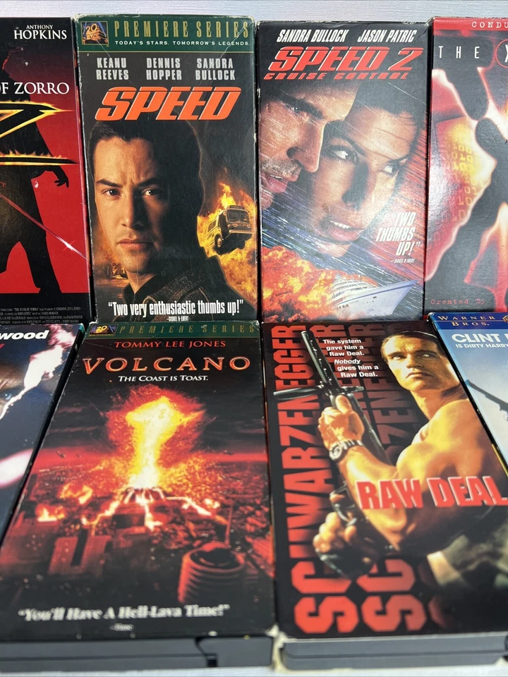 Action Movie VHS Tape Lot of 10 Films — 第 3/4 张图片