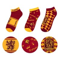 Harry Potter - Gryffindor - KnöChelsocken 3Er-Pack - Socken Merchandise Kleidung