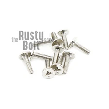 M1.6. x 6mm, Phillips Wafer Flat Head Screws, Steel, Laptop, Machine