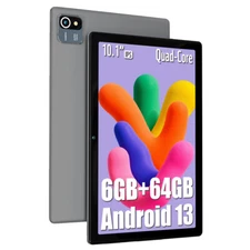 2025 Tablet 10 inch Android 13 Tablet 6+64GB 1280x800 IPS Touchscreen 5000mAh
