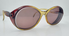 Vintage Terri Brogan 8725 20 Brown Green Oval Sunglasses Canada FRAMES ONLY