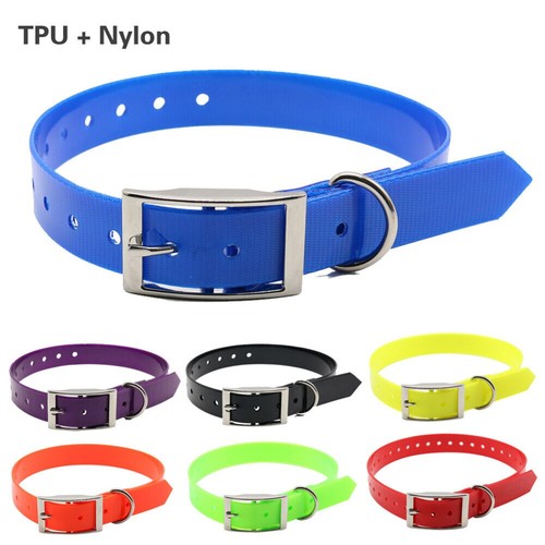 New Fashion High Quality TPU+Nylon Waterproof Deodorant Resistant Pet Dog Collar