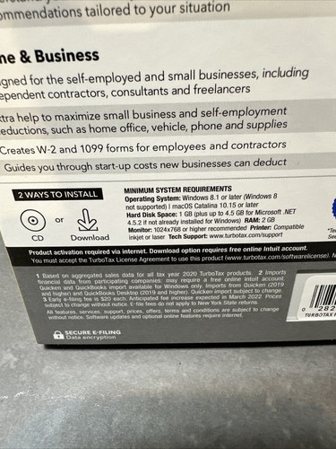 Turbotax Premier 2021 Investments Rental Property Mac/Win NEW Sealed CD/Download - Picture 6 of 10