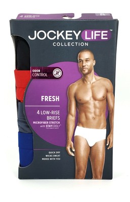 jockey life men's fresh microfiber trunk