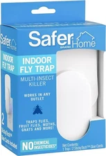 Safer Home SH502 Indoor Plug-In Fly Trap for Flies, Fruit Flies, Moths, Gnats