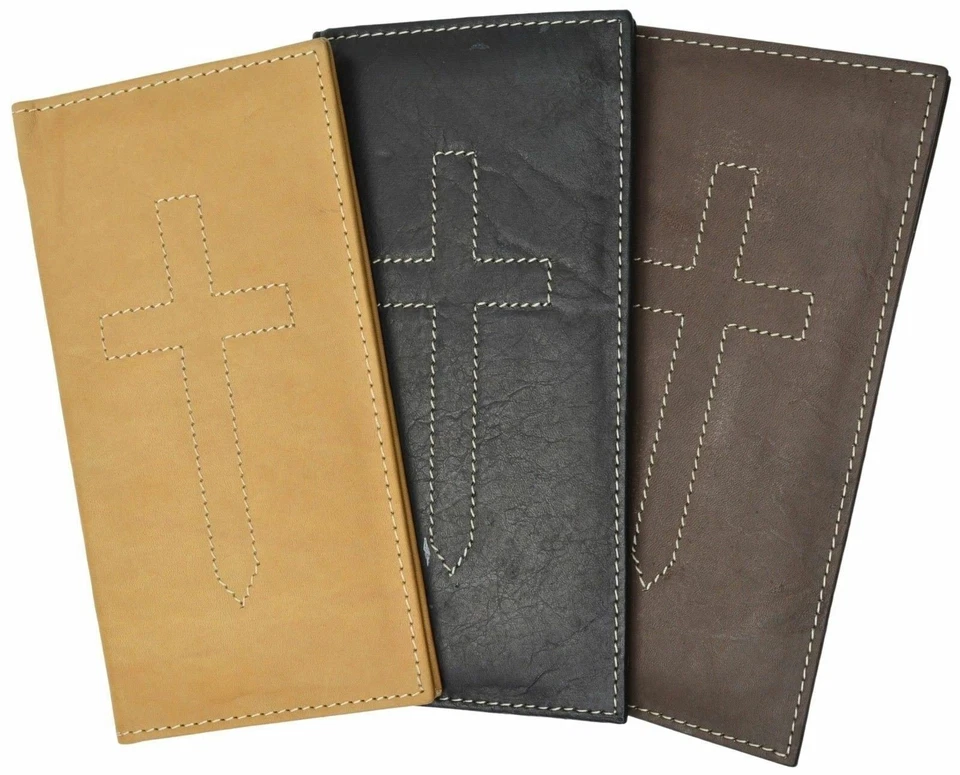 Cubierta cruzada de cuero suave genuino hecha a mano nueva para hombre y mujer Foto 2 de 4