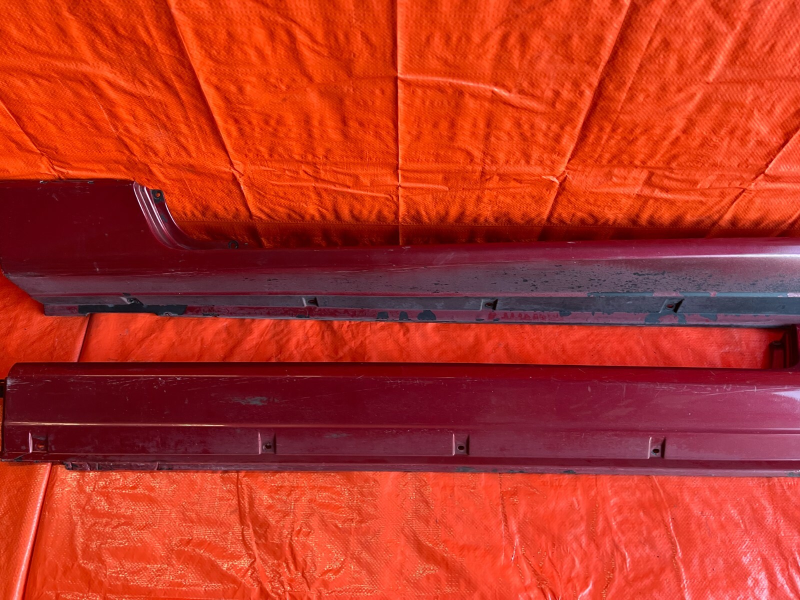 8891 HONDA CRX SIDE SKIRT ROCKER MOLDING SET LEFT RIGHT SKIRTS