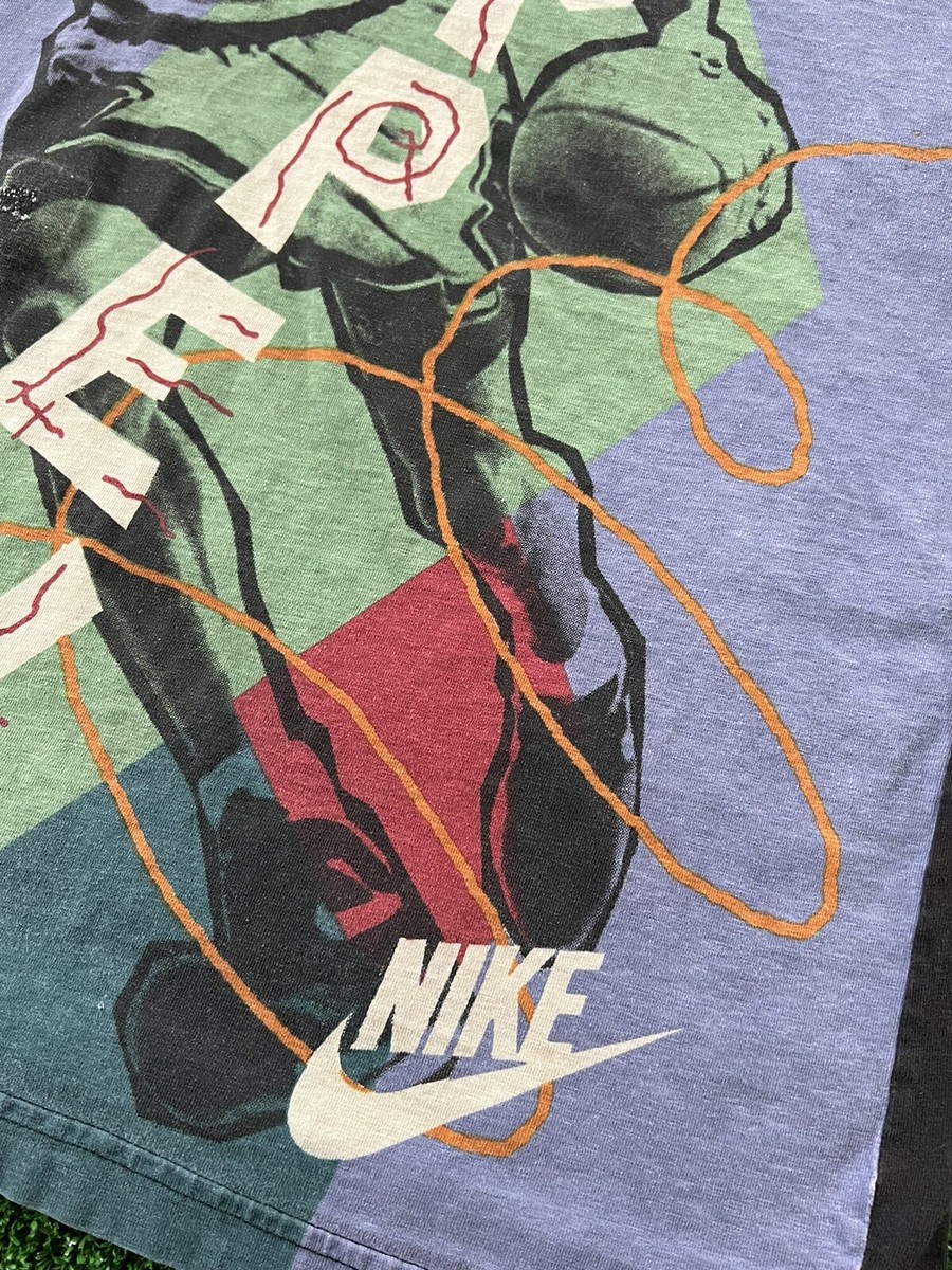 Vintage 90s Nike Scottie Pippen Hoop Heroes All Over Print AOP T