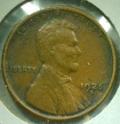 CINCO DE MAYO BEGINS-U.S. 1925 S WHEATBACK COPPER  .1 CENT AU/CIRC.-COIN  KM#132