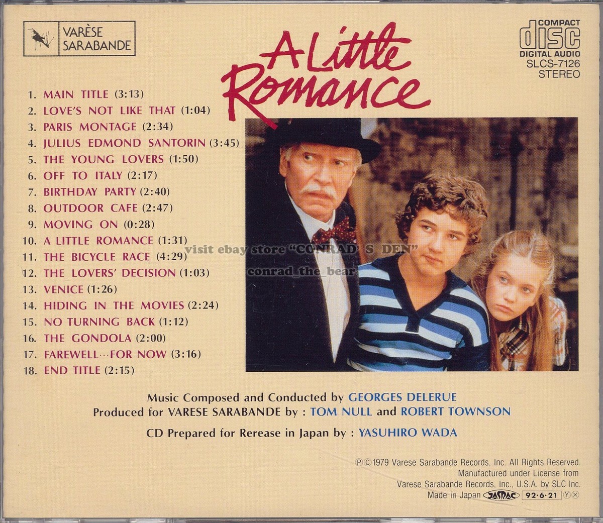 洋楽 es Delerue | Film Music Collection GEORGES DELERUE FILM MUSIC COLLECTION / O.S.T. - Georges