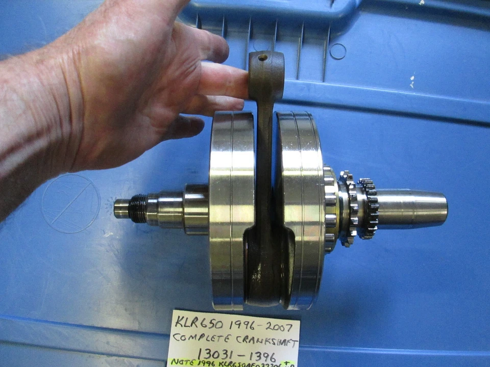  Conjunto cigüeñal Kawasaki 1996-2007 KLR650, 13031-1396 Foto 2 de 4