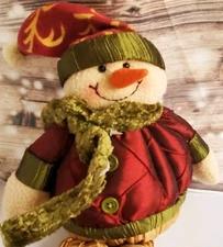 Adorable Christmas Snowman Shelf Sitter Decoration