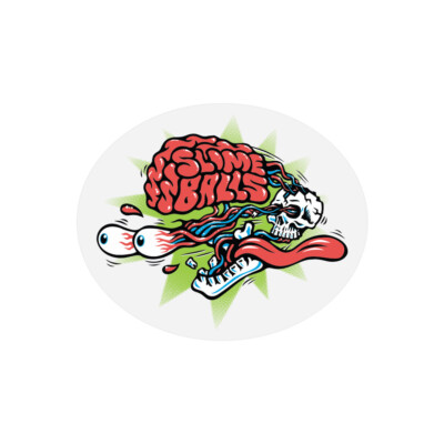 Santa Cruz Slime Balls Brain Buster Sticker 3.5'' - FREE SHIPPING!