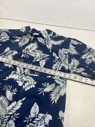 OP Ocean Pacific Sport Hawaiian Shirt Men’s Med. 100% Cotton Floral Button Up - Picture 4 of 7